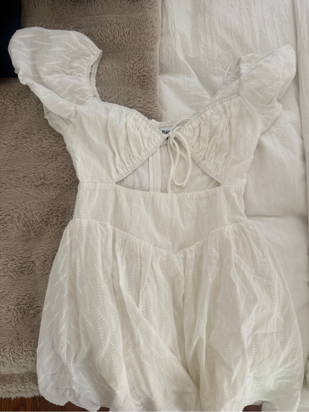 Princess Polly Caria Mini Dress White